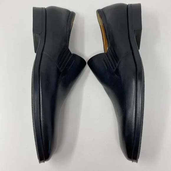 NEW moreschi leather slip on shoes